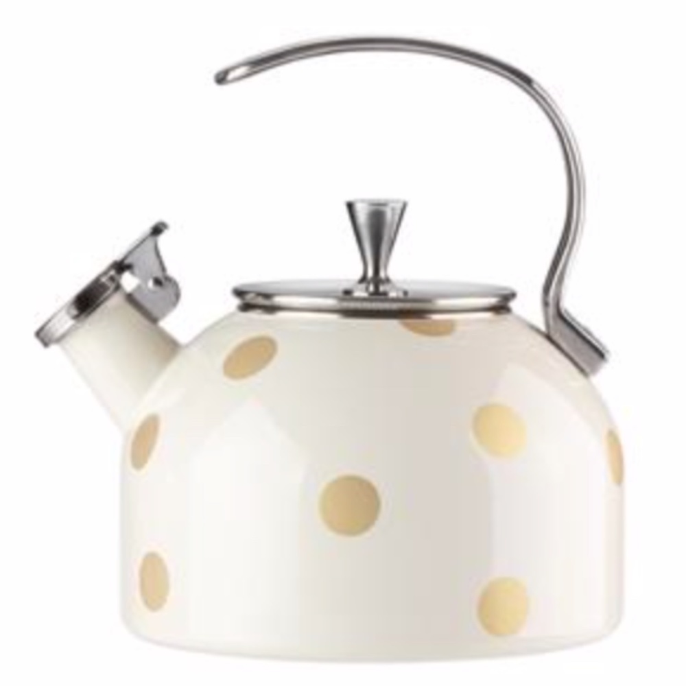 Kate Spade Gold Dot Tea Pot/Kettle-New